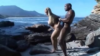 Interracial con brasileña