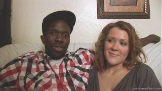 Interracial homemade couple shows their skills on camera